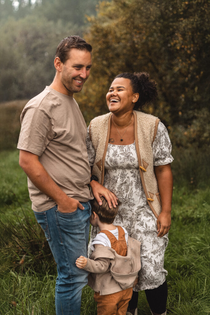 Spontane fotoshoot gezin